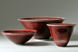 John Masterton - Red Bowls